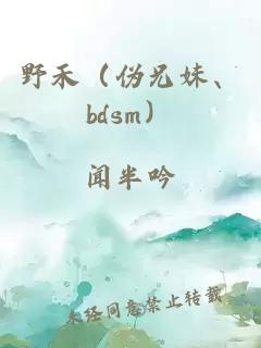 野禾（伪兄妹、bdsm）